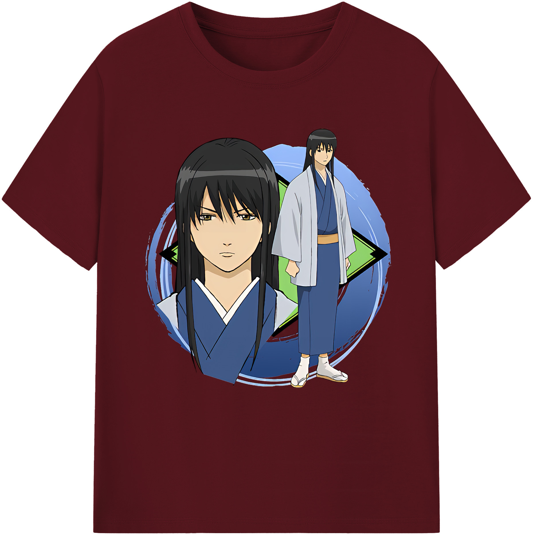 （画像用） ぎんたま 坂田銀時（さかたぎんとき） 神楽 志村新八（しむら しんぱち） GINTAMA Sakata Gintoki Kagura Shimura Shinpachi 綿100％半袖Tシャツ（フロントプリント）